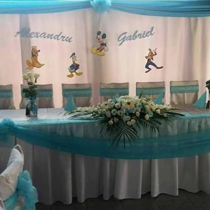 Decor botez tematic Mickey Mouse