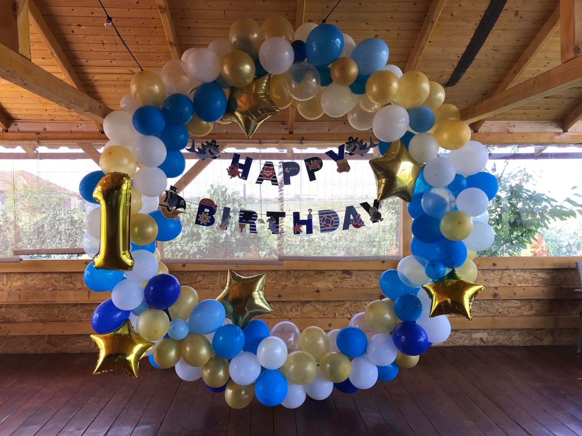 Decor pentru prima aniversare a micutului